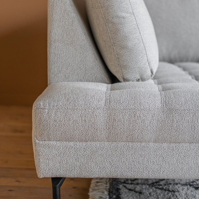 MOOS River Hoekbank Grijs / Ecru Links