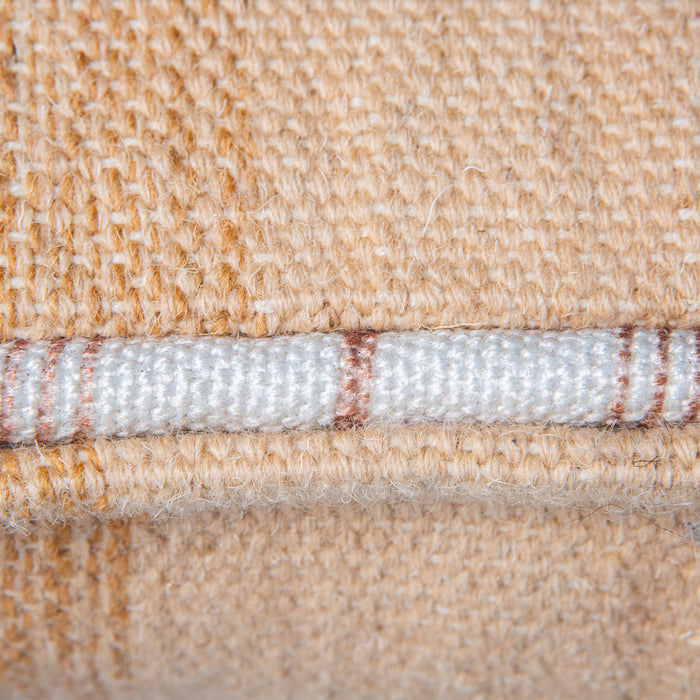 HKliving Hand Woven Wool Sierkussen - natural