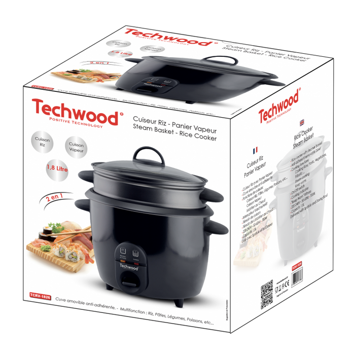 Techwood Rijstkoker 1.8 L