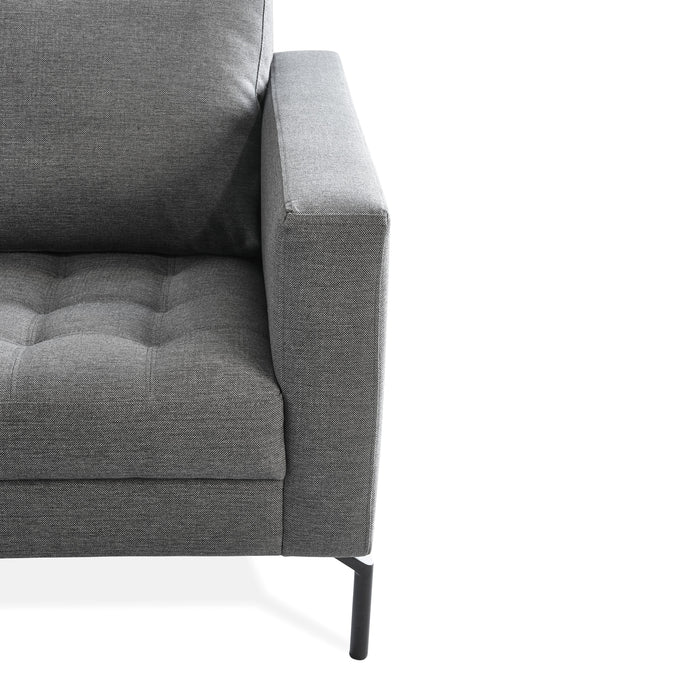 MOOS River Hoekbank Links - Donkergrijs