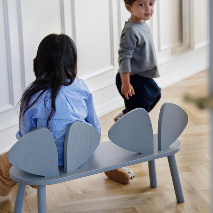 Mouse kinderbank gelakt eiken