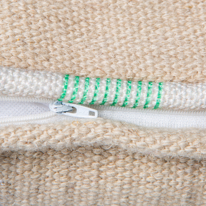 HKliving Hand Woven Wool Sierkussen - brown