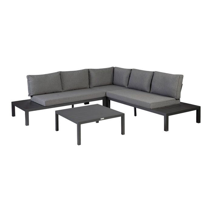 WOOOD La Vida Loungeset - Aluminium/Antraciet