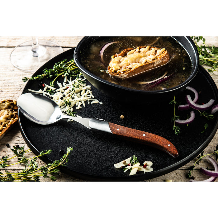 Laguiole Style de Vie Luxury Line lepelset 6-personen rozenhout