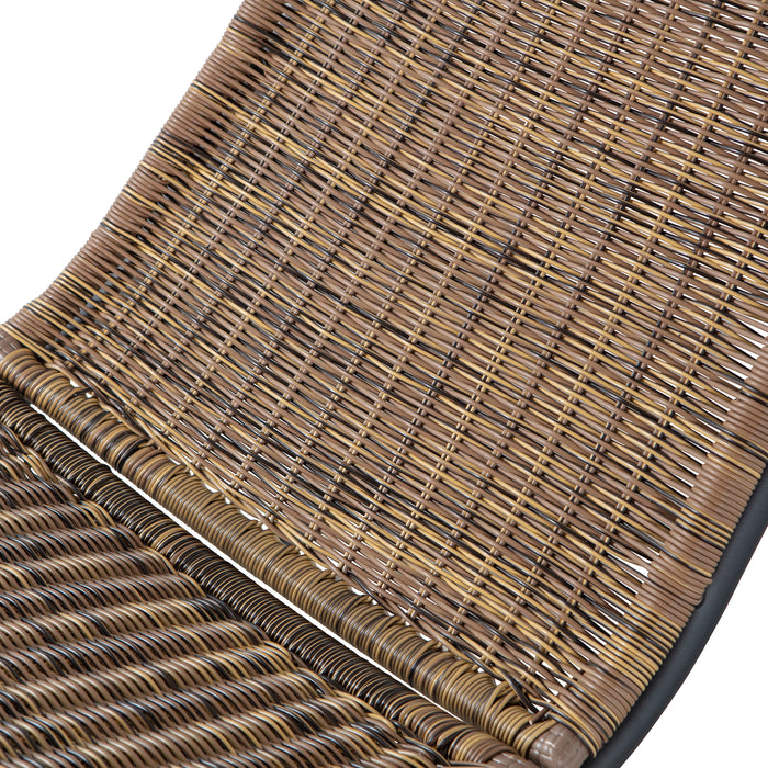WOOOD Tom Schommelstoel Buiten - Rattan - Naturel - 97x51x95