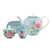 Pip Studio Blushing Birds Theeset 4-delig - Blauw