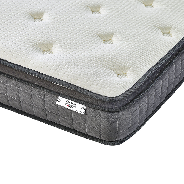 Beliani - CHARM - Matras - Wit - 180 x 200 cm - Polyester