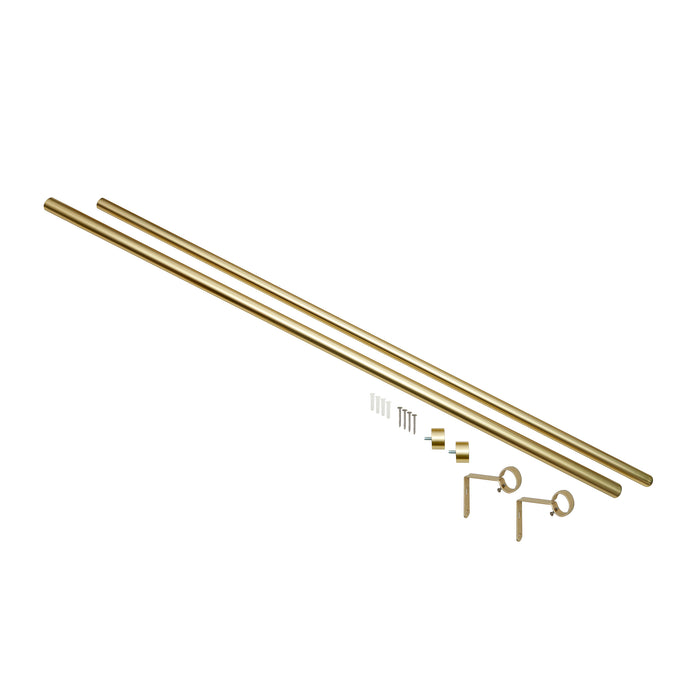 Umbra Cappa Gordijnroede 91 - 168 cm - Messing