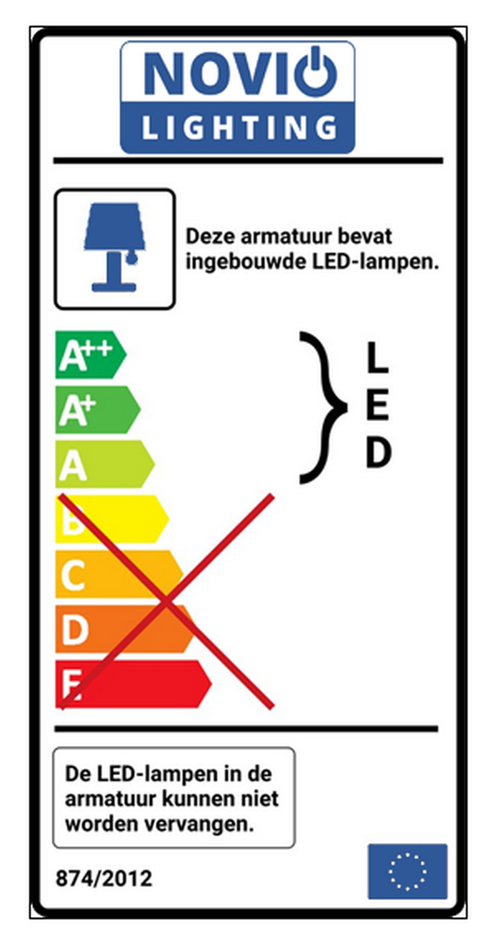Novio  Bed Leeslampjes met Dimfunctie zwart