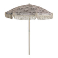 by fonQ basic Tassel Parasol Ø 200 cm - Shell Mokka
