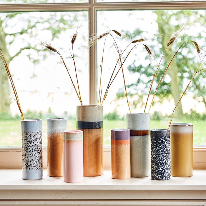 HKliving 70's Vaas - Maat L - snow