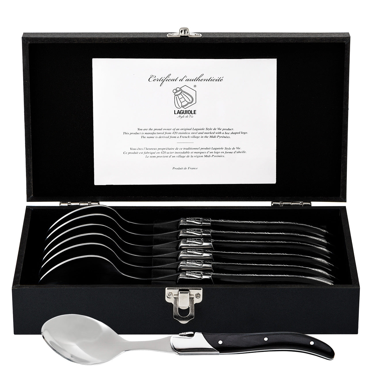 Laguiole Style de Vie Luxury Line Lepels 6 st.