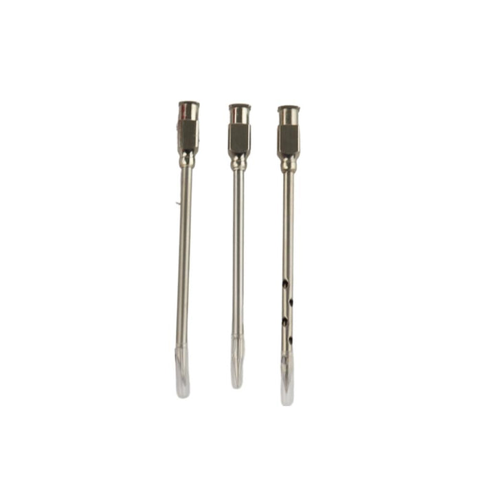 Orange85 Marinade Injectiespuit Vlees zilver 3x7x15 cm RVS BBQ acce...