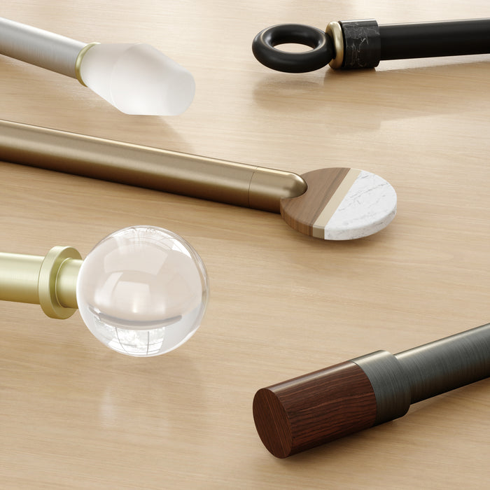 Umbra Circo Gordijnroede 183 - 366 cm - Mat Zwart