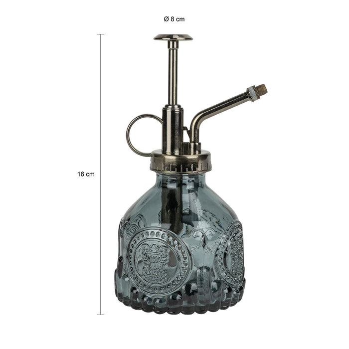 QUVIO Plantenspuit Vintage - Glas - Zwart