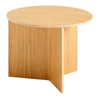 HAY Slit Table Wood Round Bijzettafel -  Ø 45 cm - Oak