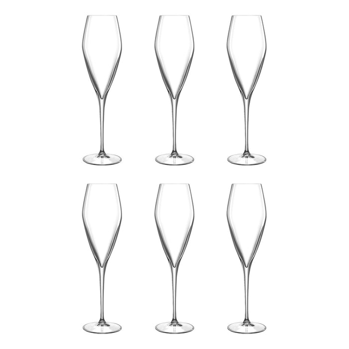 Luigi Bormioli Atelier Champagneglazen 0,27 L - 6 st.
