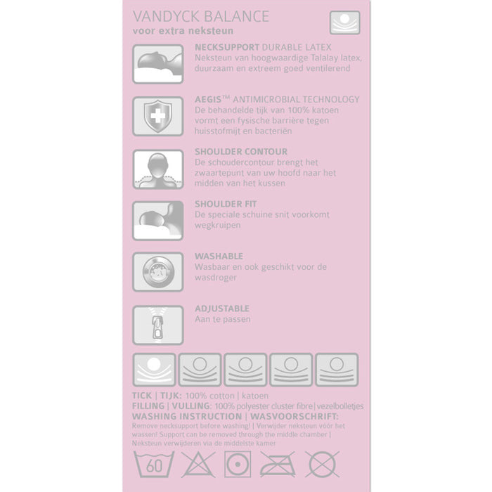 Vandyck Balance Hoofdkussen