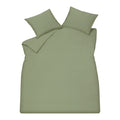 Vandyck Washed Cotton Dekbedovertrek 200 x 200/220 cm - Smoke Green