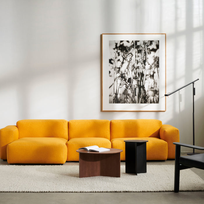 HAY Slit Table Wood Round XL Bijzettafel -  Ø 65 cm - Walnut