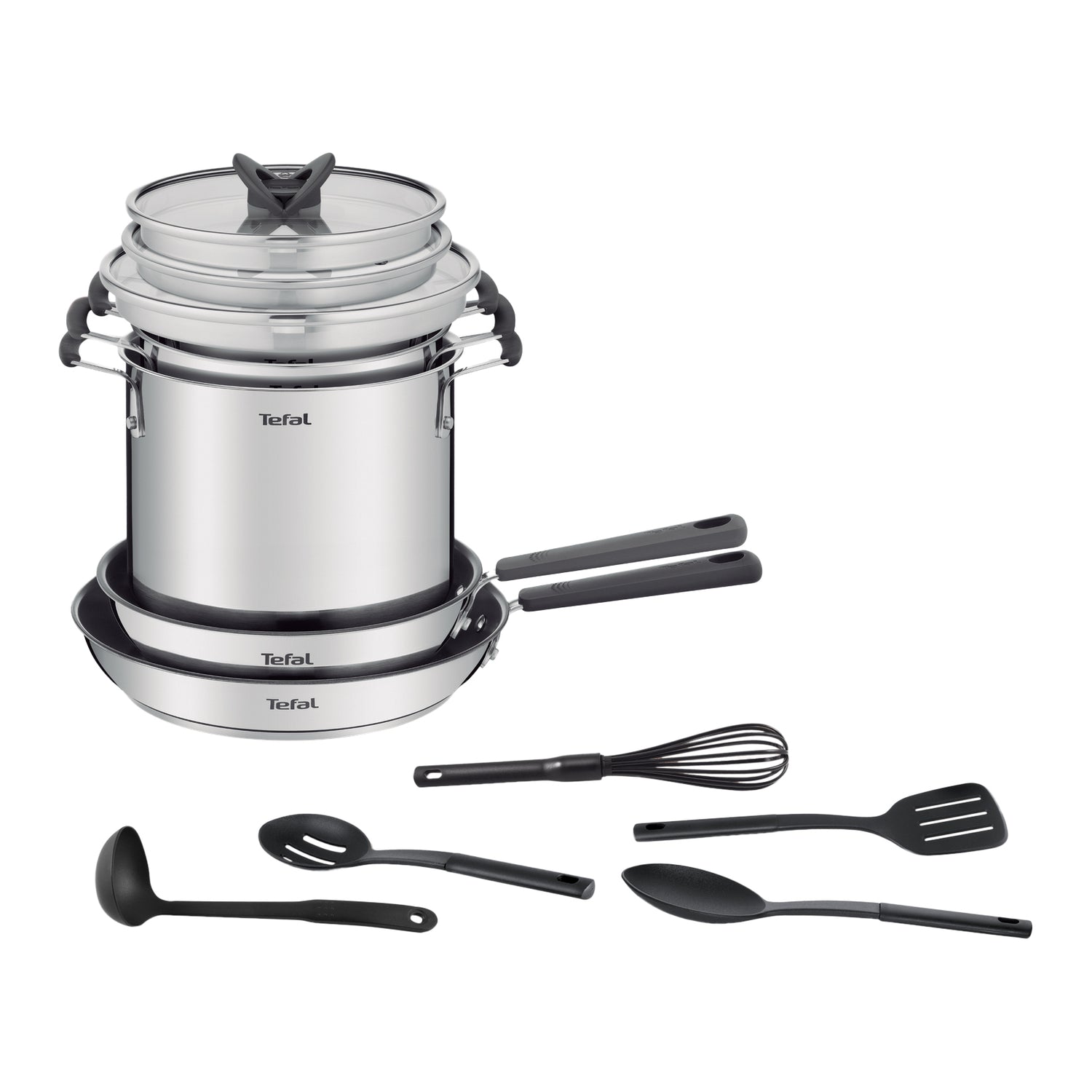 Tefal Opti'Space Pannenset - Set van 10