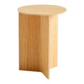 HAY Slit Table Wood Round Bijzettafel -  Ø 35 cm - Oak