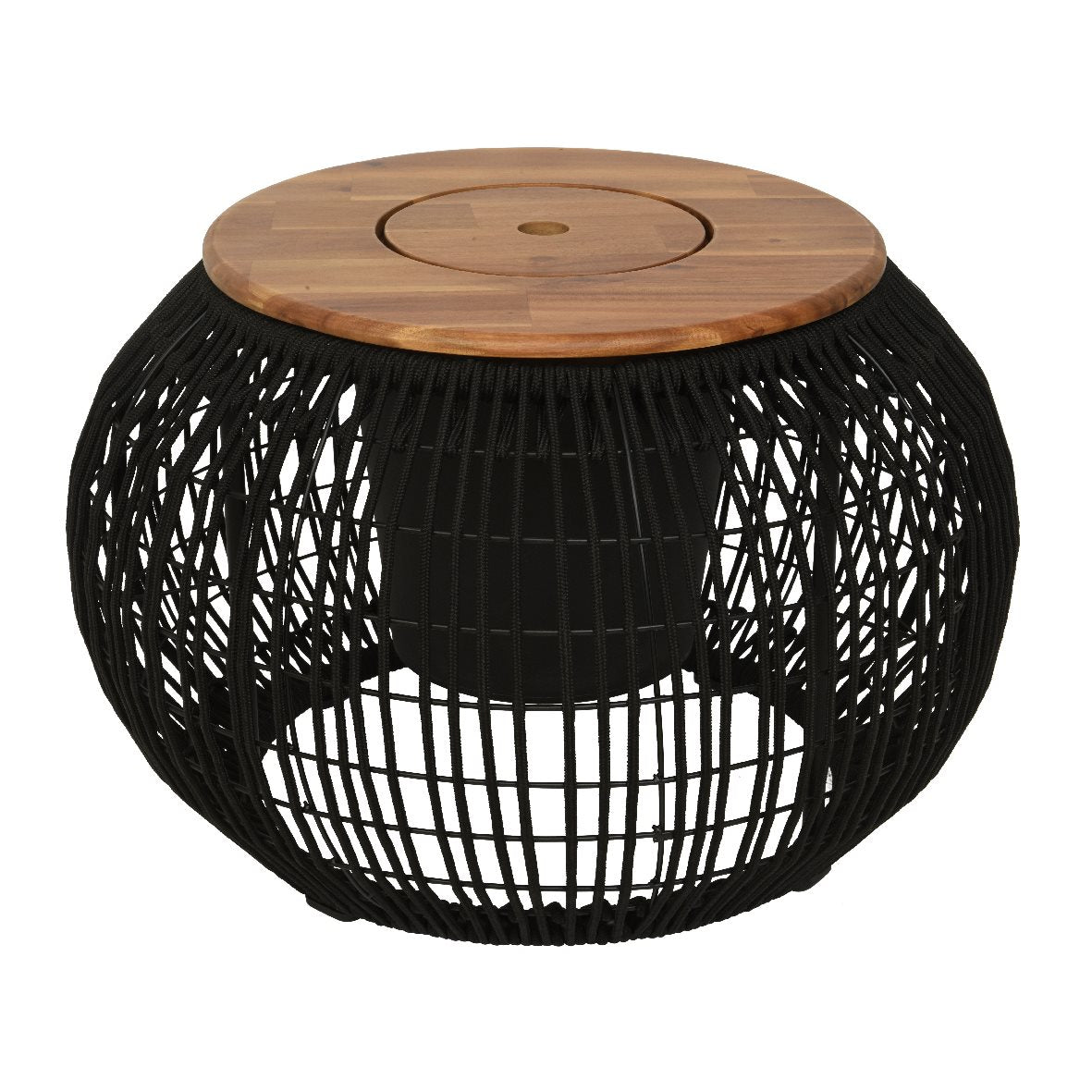 Outdoor living by Decoris Seville Bijzettafel - Zwart