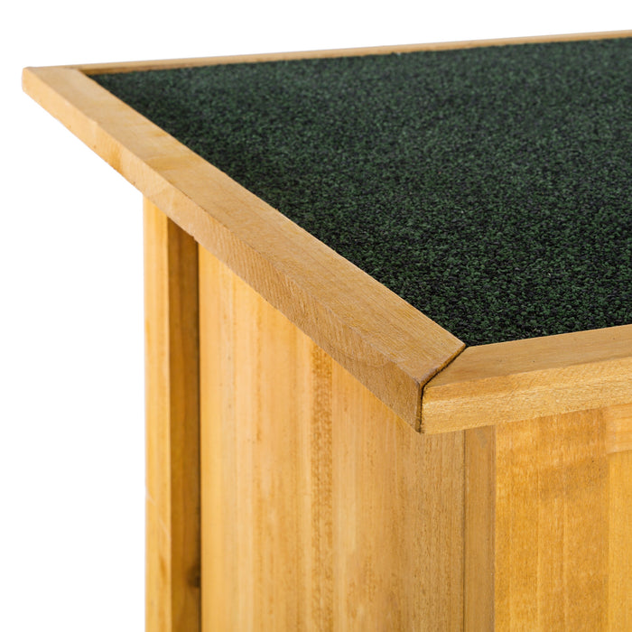 tectake Tuinkast met vlak dak