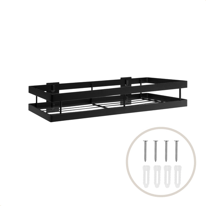 QUVIO kruidenrek keuken metaal - Zwart - 40 cm