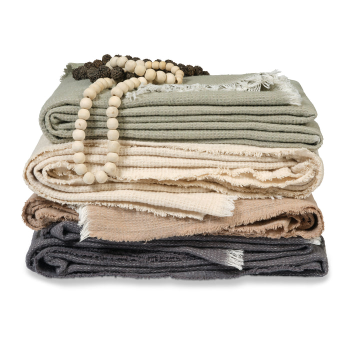 Vandyck Home Sprei 130 x 220 cm - Antracite