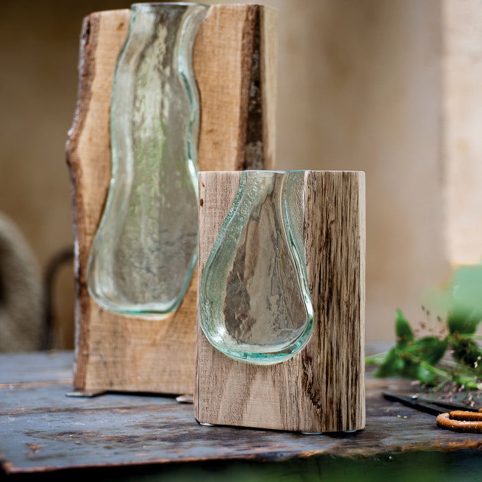 Leonardo Casolare Houten Vaas 20 cm