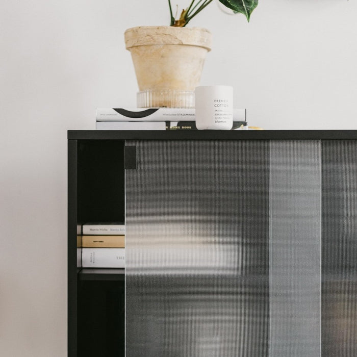 noo.ma Lekko Vitrinekast - Vulcano Black