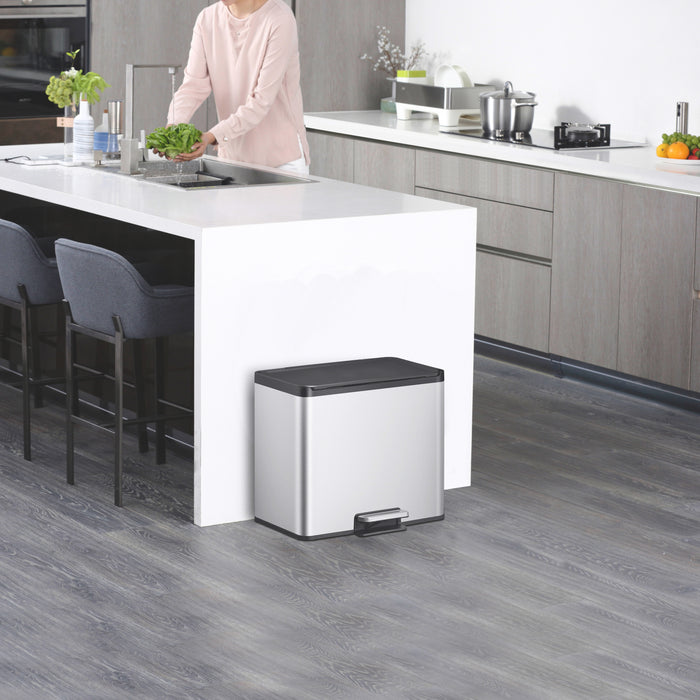 EKO Vuilnisbak Zilver