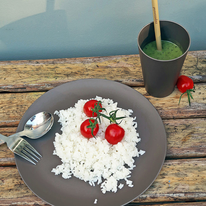 Zuperzozial Flavour-It Bord 4 st. - Ø 25,5 cm - Mocha