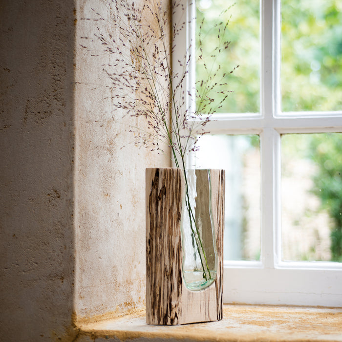 Leonardo Casolare Houten Vaas 36 cm