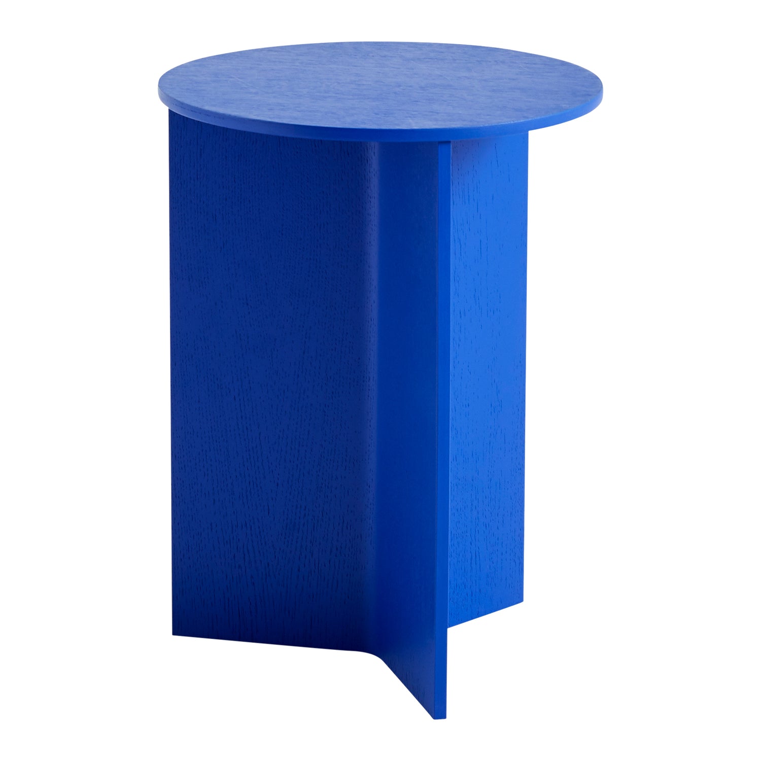 HAY Slit High Bijzettafel Ø35 cm - Vivid blue