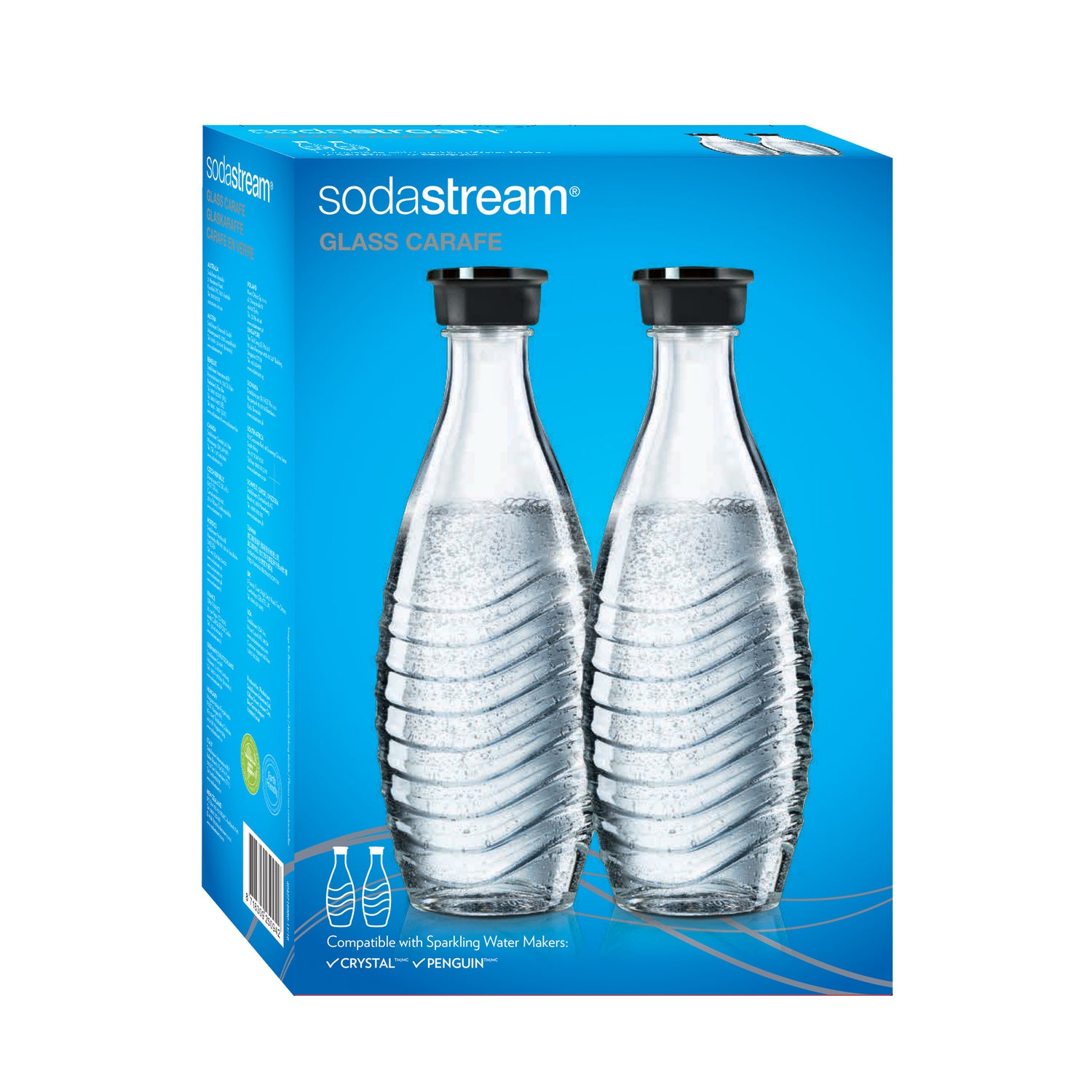 SodaStream Crystal Glazen Karaf Duopack