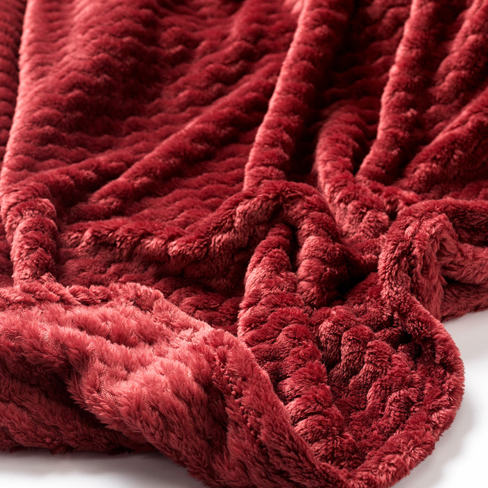 Dutch Decor plaid MARA - 150x200 cm Merlot