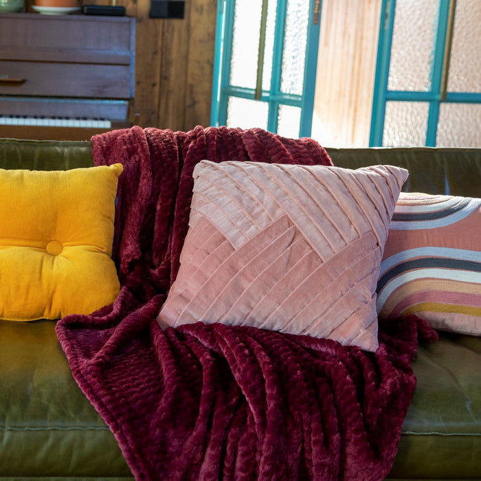 Dutch Decor plaid MARA - 150x200 cm Merlot