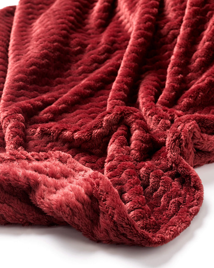 Dutch Decor plaid MARA - 150x200 cm Merlot