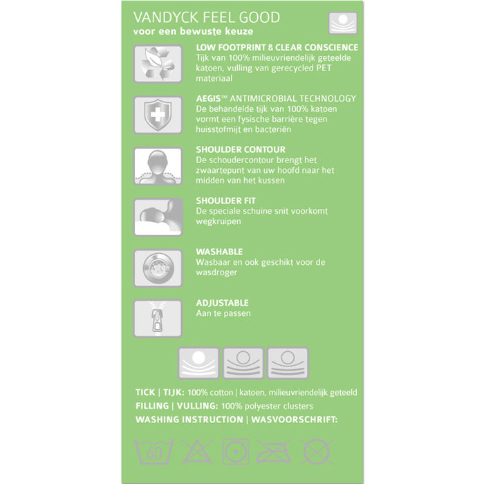 Vandyck Feel Good Hoofdkussen