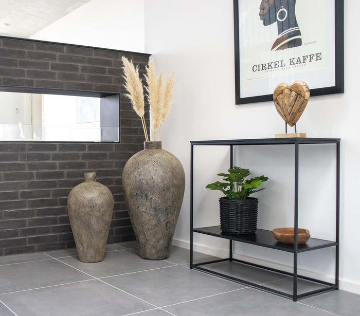 Artichok Karen metalen sidetable zwart - 80 x 36 cm