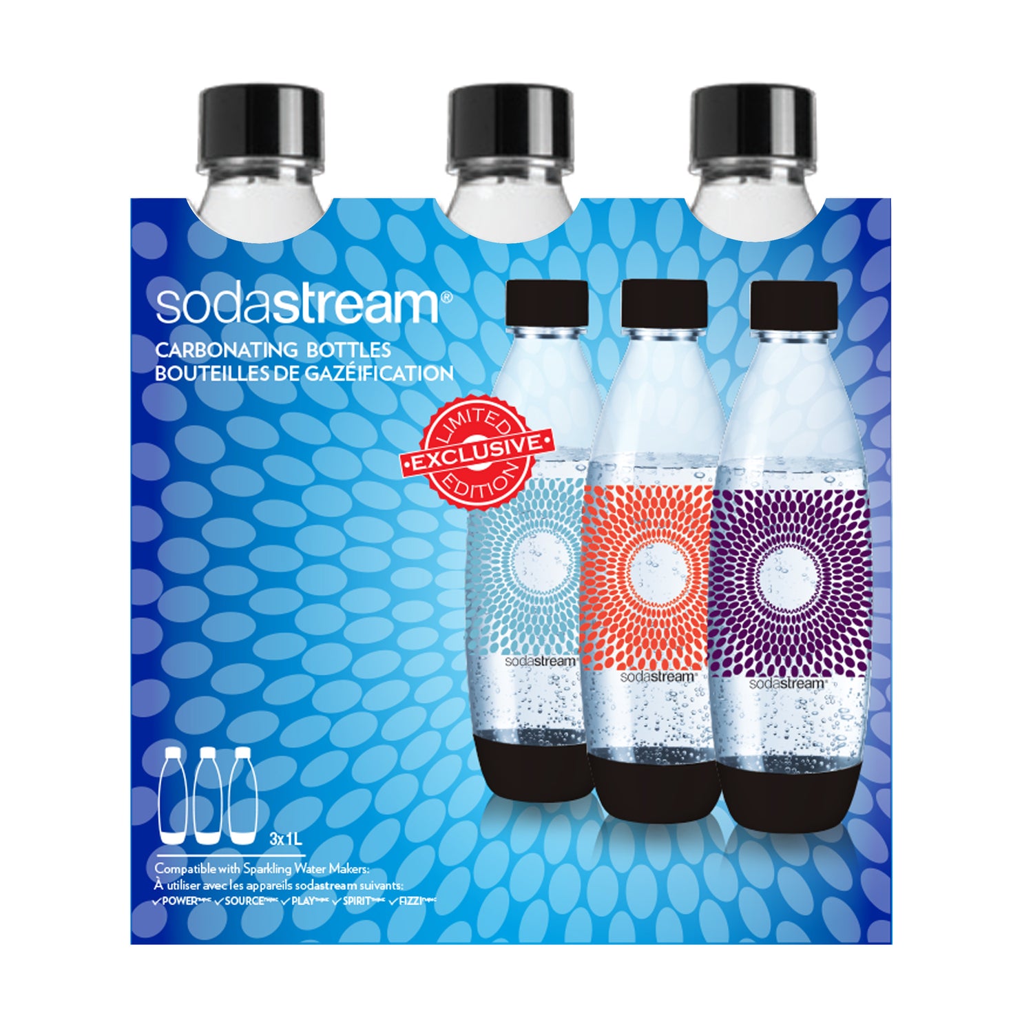 SodaStream Fuse Flessen 1 L – 3 st.