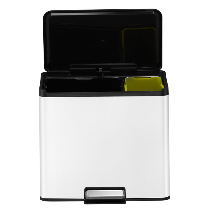 EKO Essential Recycler Pedaalemmer 29 Liter (20+9L) - Wit