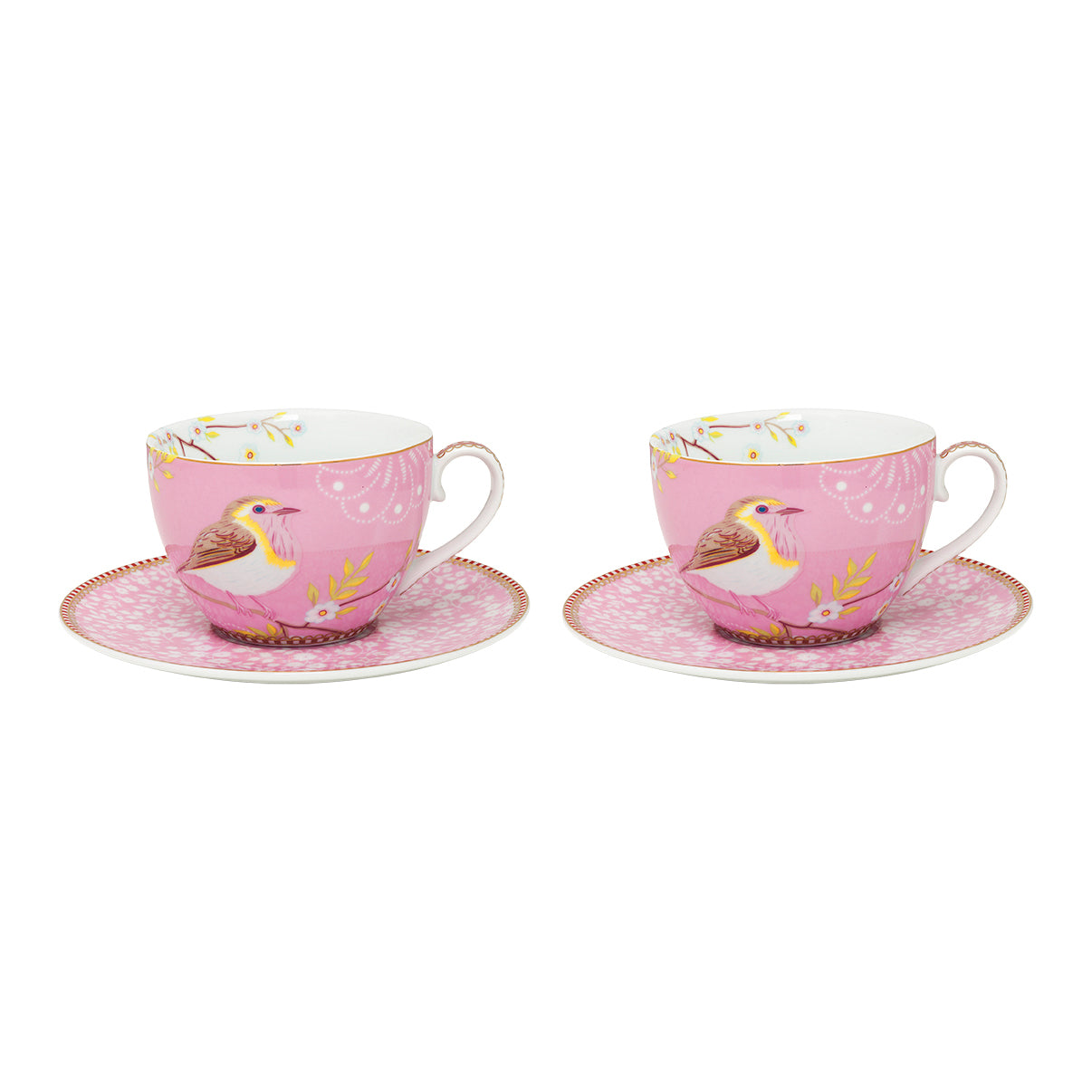 Pip Studio Early Bird Kop en Schotel 0,28 L - 2 st.