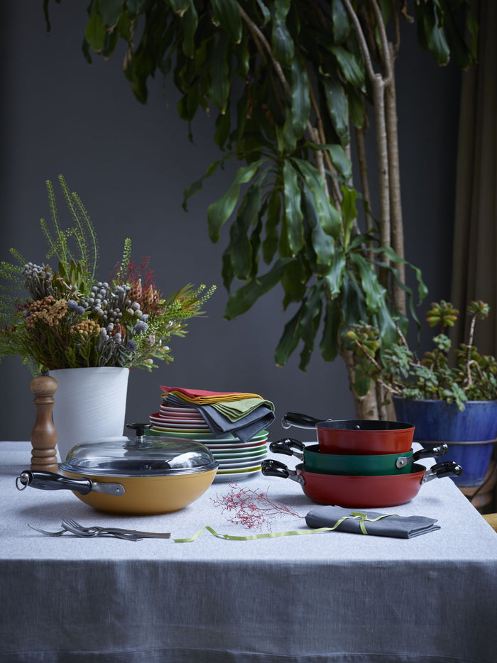 Wokpan Vintage Groen 28 cm - Sambonet