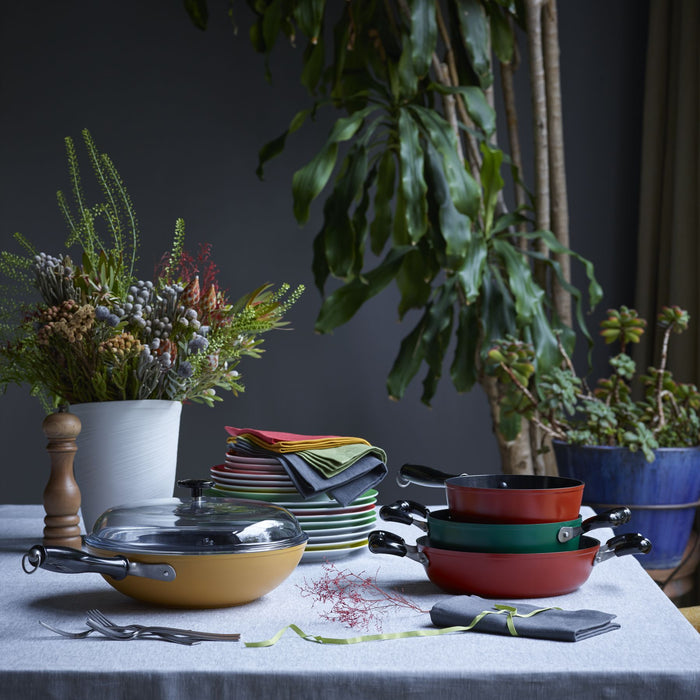 Wokpan Vintage Groen 28 cm - Sambonet