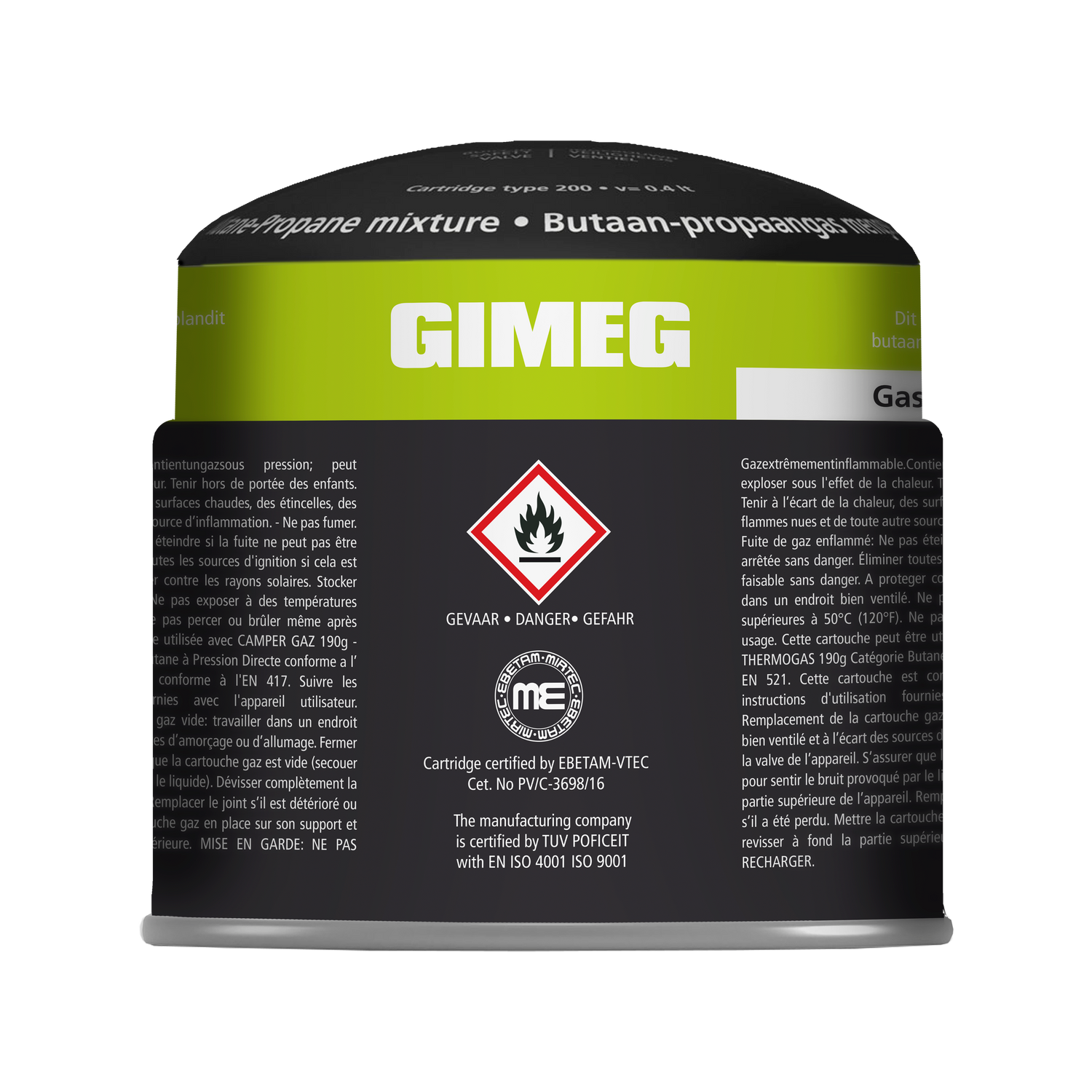 Cosi Fires Prik Cartouche Gasvulling 190 gr