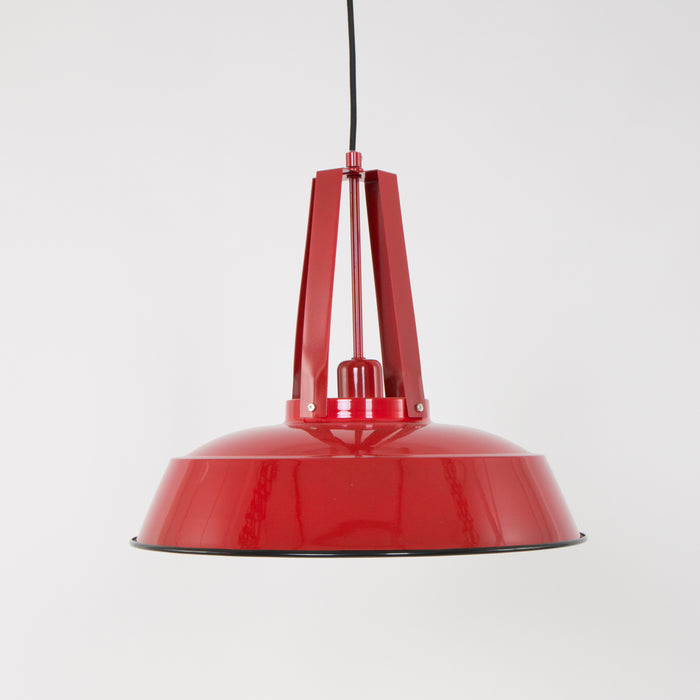 Mexlite - hanglamp - Eden - rood - metaal - Ø 42cm - E27 - 7704RO