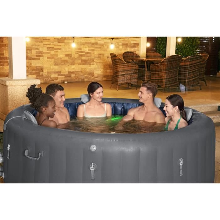 BESTWAY Opblaasbare Spa Lay-Z-Spa Santorini - 5 tot 7 personen